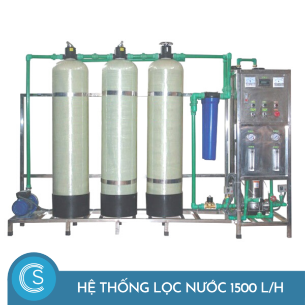 Hệ thống lọc nước công nghiệp 1500 L/H