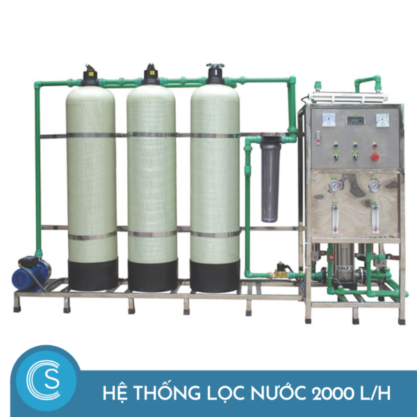 Hệ thống lọc nước công nghiệp 2000 L/H
