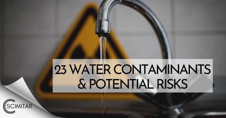 23 chất ô nhiễm trong nước và các nguy cơ tiềm ẩn